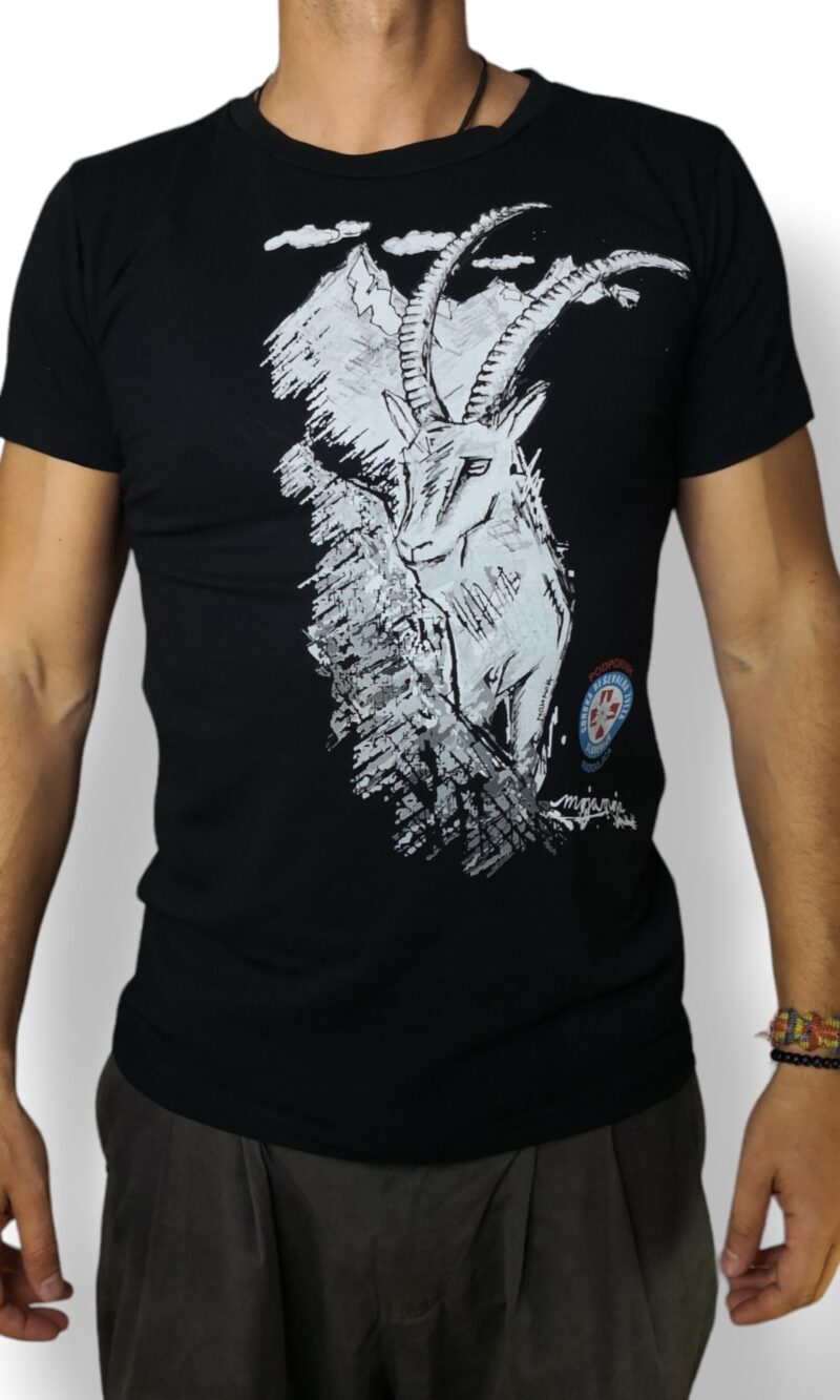 Black men's GRS Kozorog T-shirt