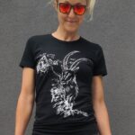 Women's black Capricorn T-shirt