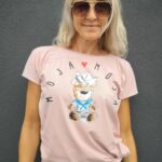 Oversized pink T-shirt Teddy Bear Tin