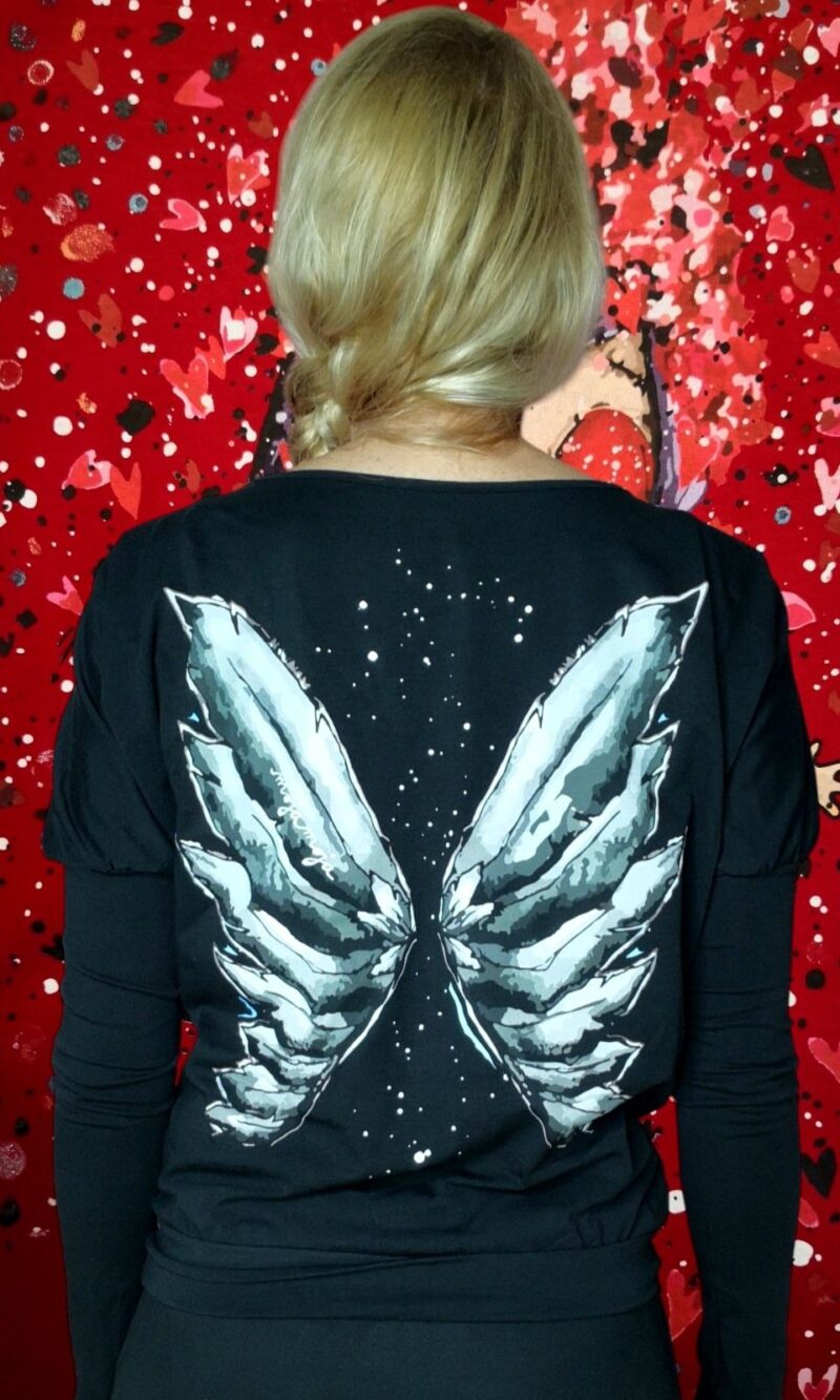 Wings - black bat long sleeve