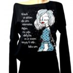Regular - black bat long sleeve