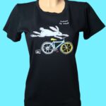 Black women's T-shirt I do things my own way bunny