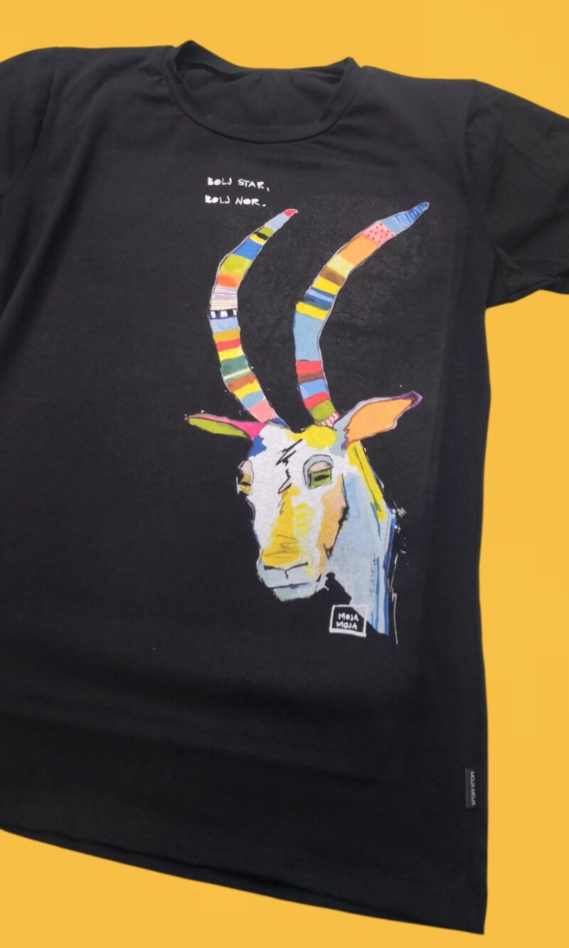 Men’s T-shirt “The Older, the Crazier Goat”