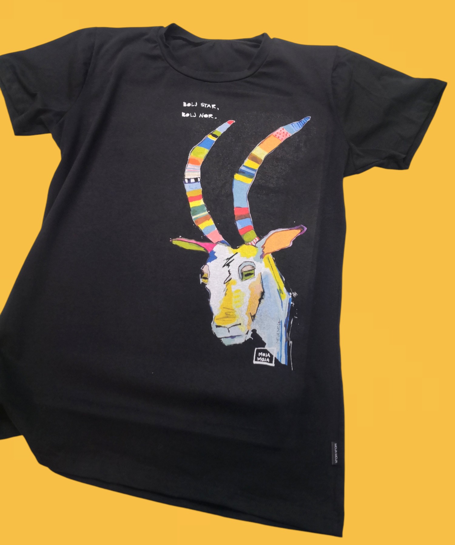 Moška majica Bolj star bolj nor kozel