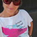 Bat T-shirt IMAGINE YOURSELF HAPPY