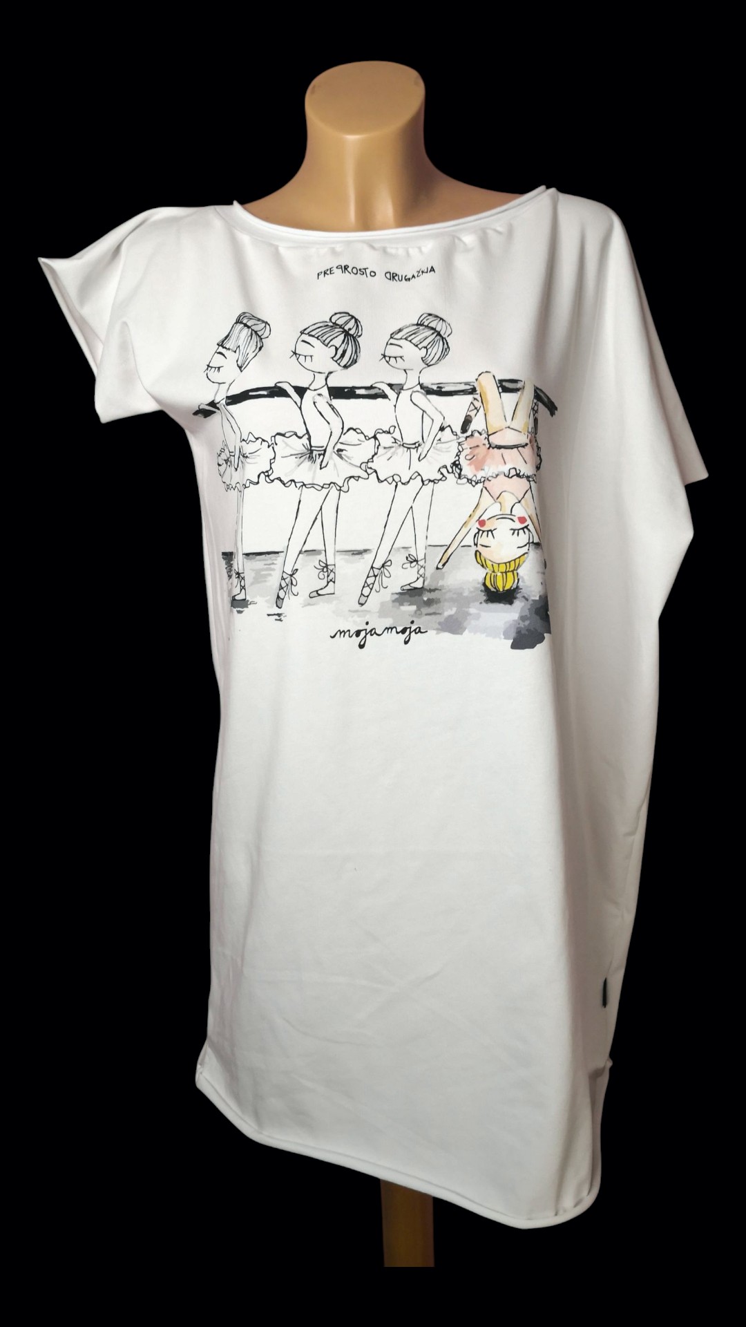 Oversized Asymmetrical T-shirt Simply Different