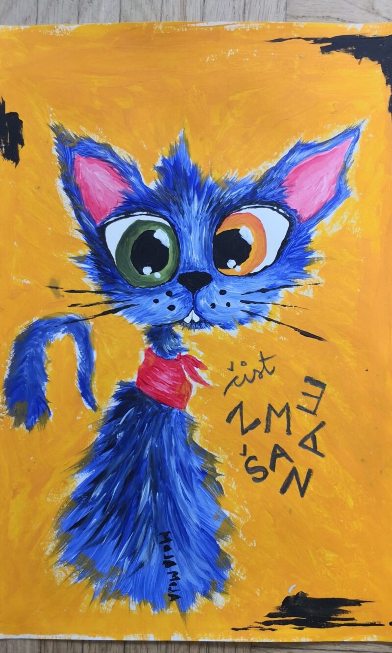 Čist zmešana - original ilustracija
