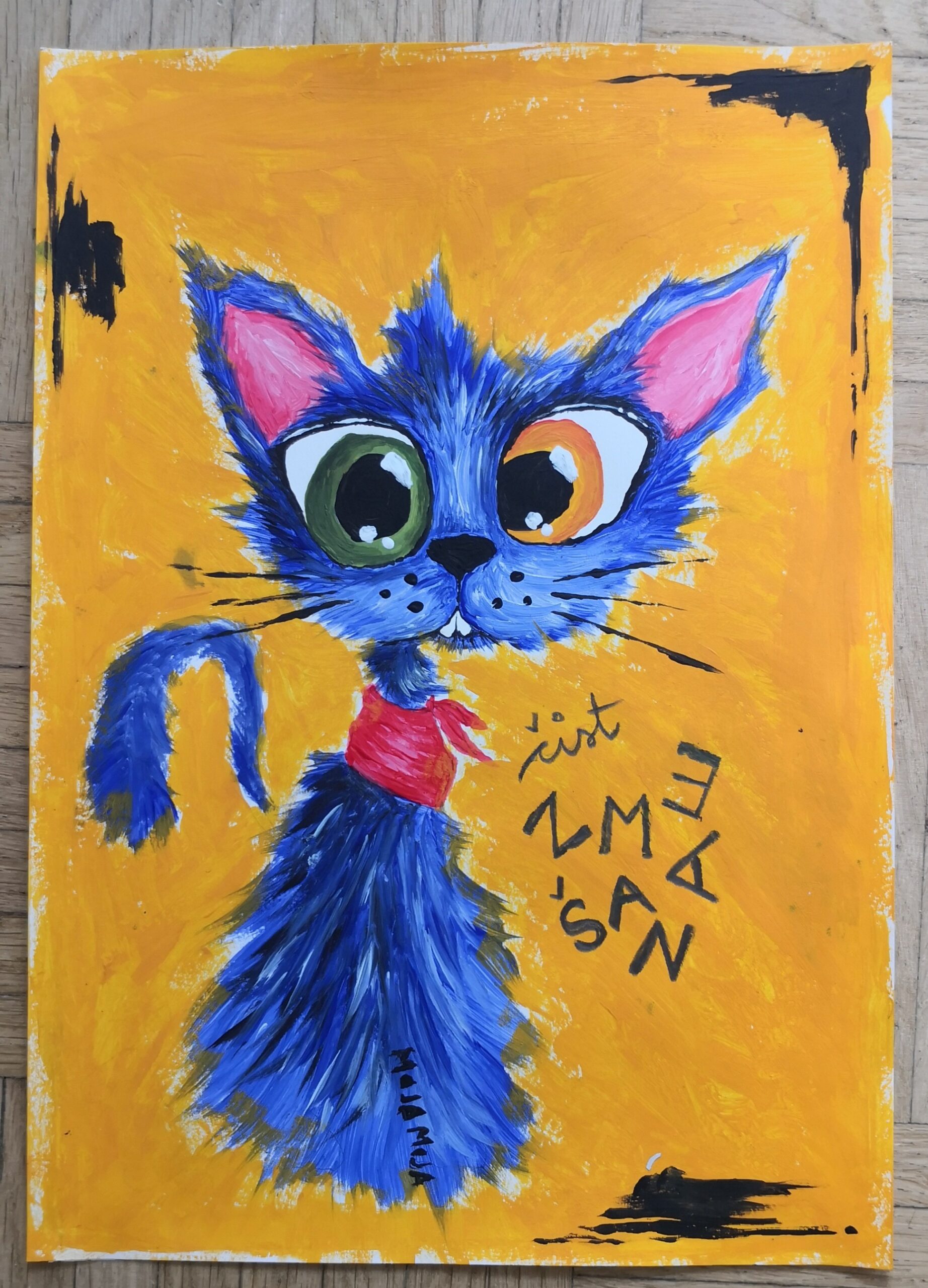 Čist zmešana - original ilustracija