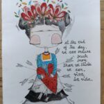 Frida - original ilustracija