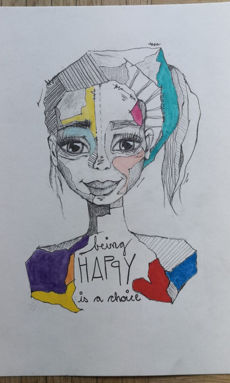 Happiness is a choice. - original ilustracija