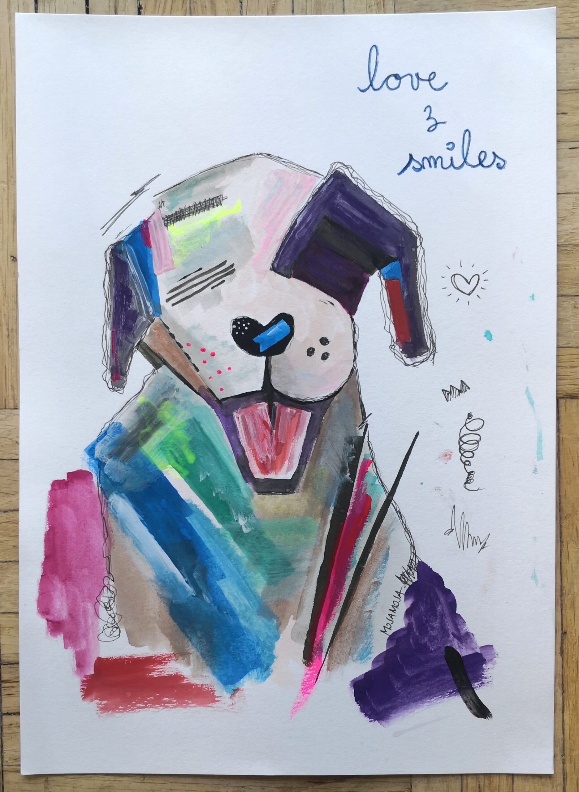 Love and Smiles - original ilustracija