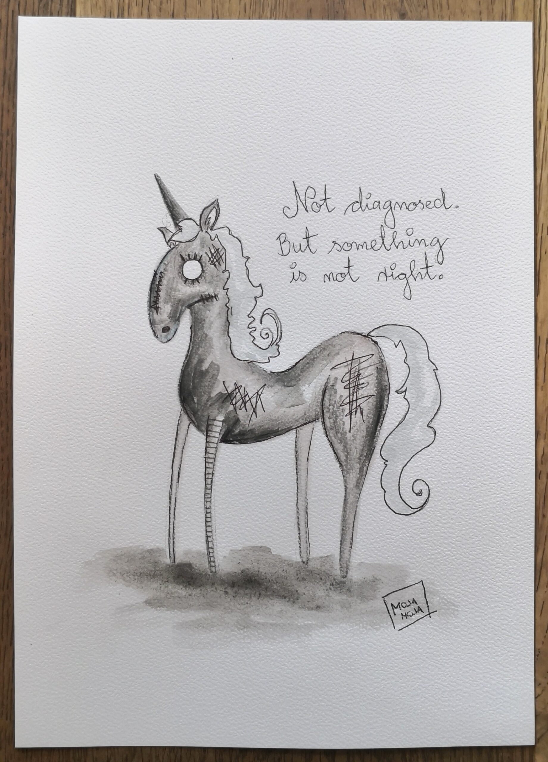 Not diagnosed - original illustration
