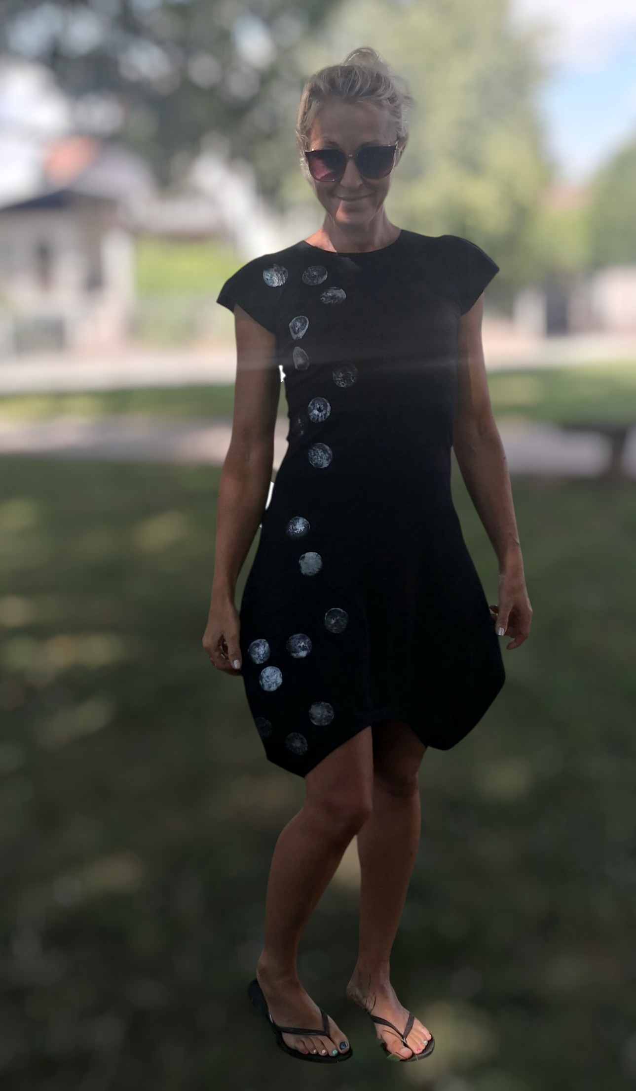 Silver sky dress