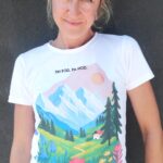 White women's Krnica T-shirt