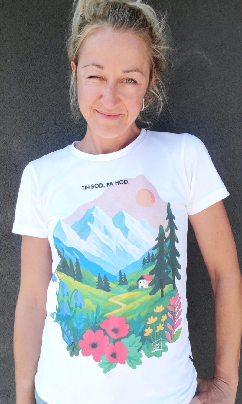 White women's Krnica T-shirt