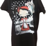 Oversized T-shirt I'm all alone black