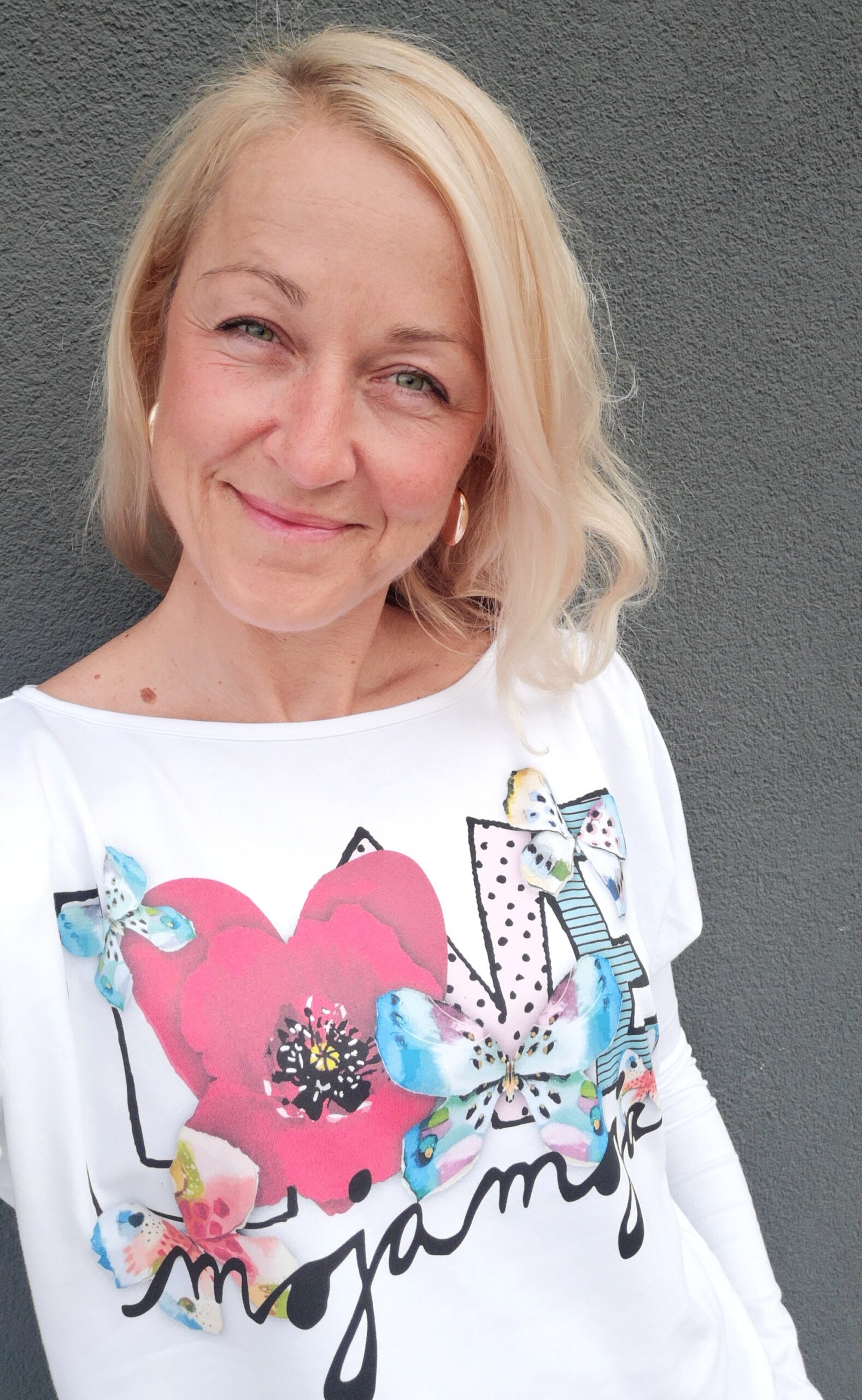 LOVE- bel netopir dolg rokav