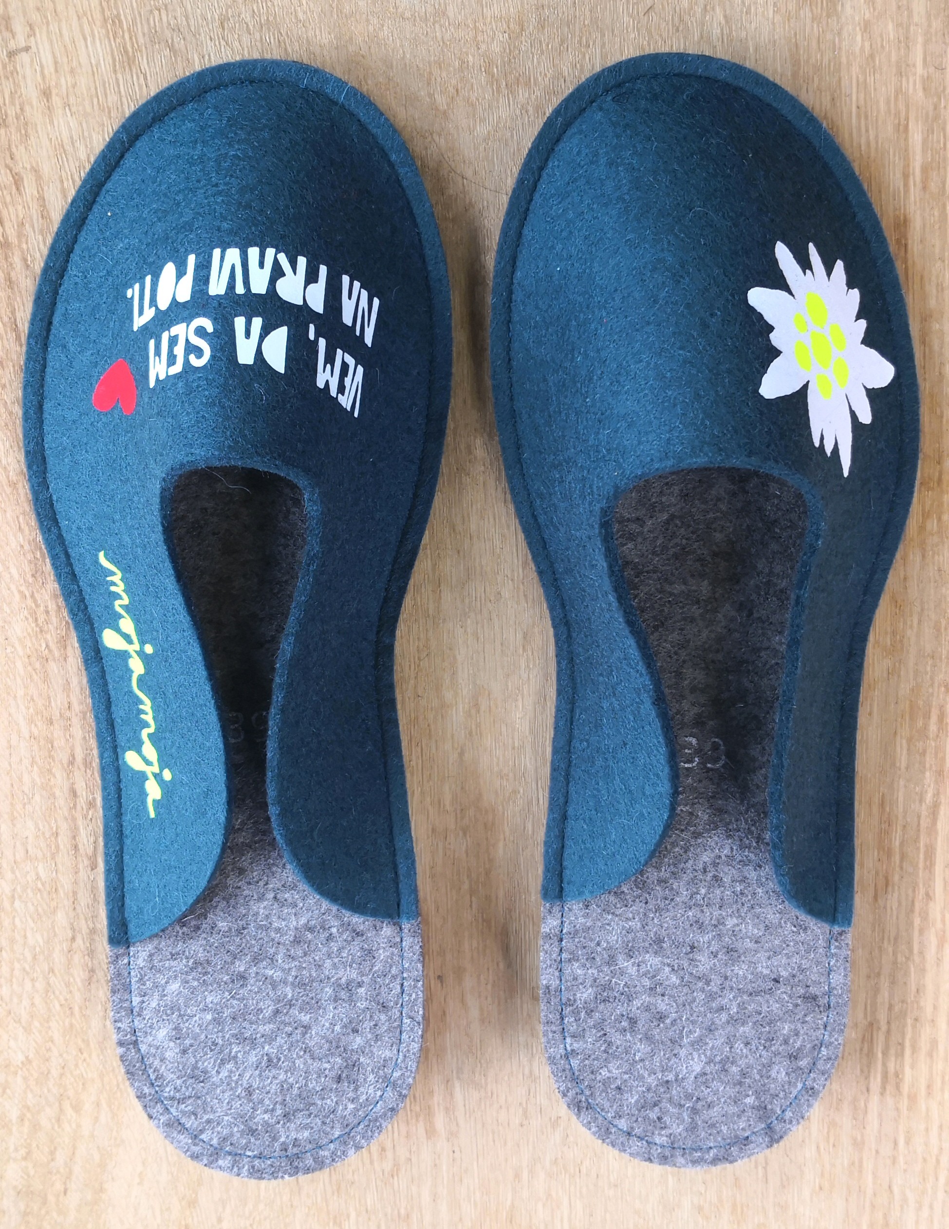 Petrol Planika Slippers IN STOCK