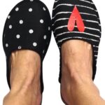 Dots and Stripes Slippers - IN STOCK