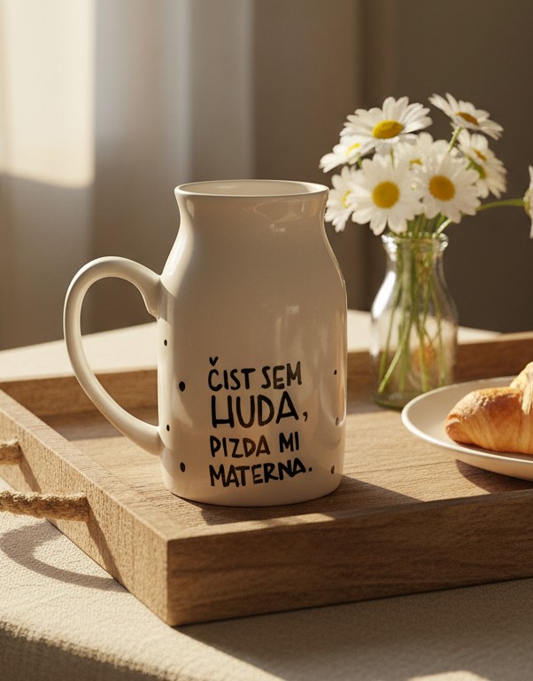 Keramični lonček Čist huda
