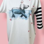 Oversized T-shirt Friendship white