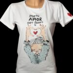 Bela ženska majčka More Amor