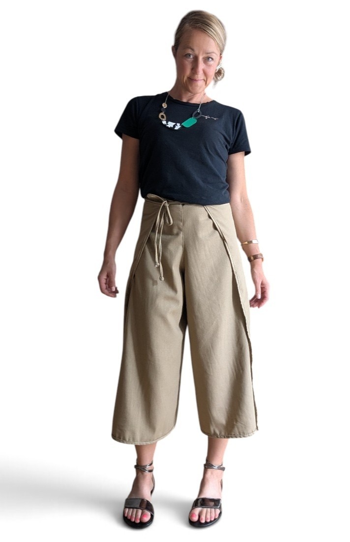 Fishermen's pants - open linen