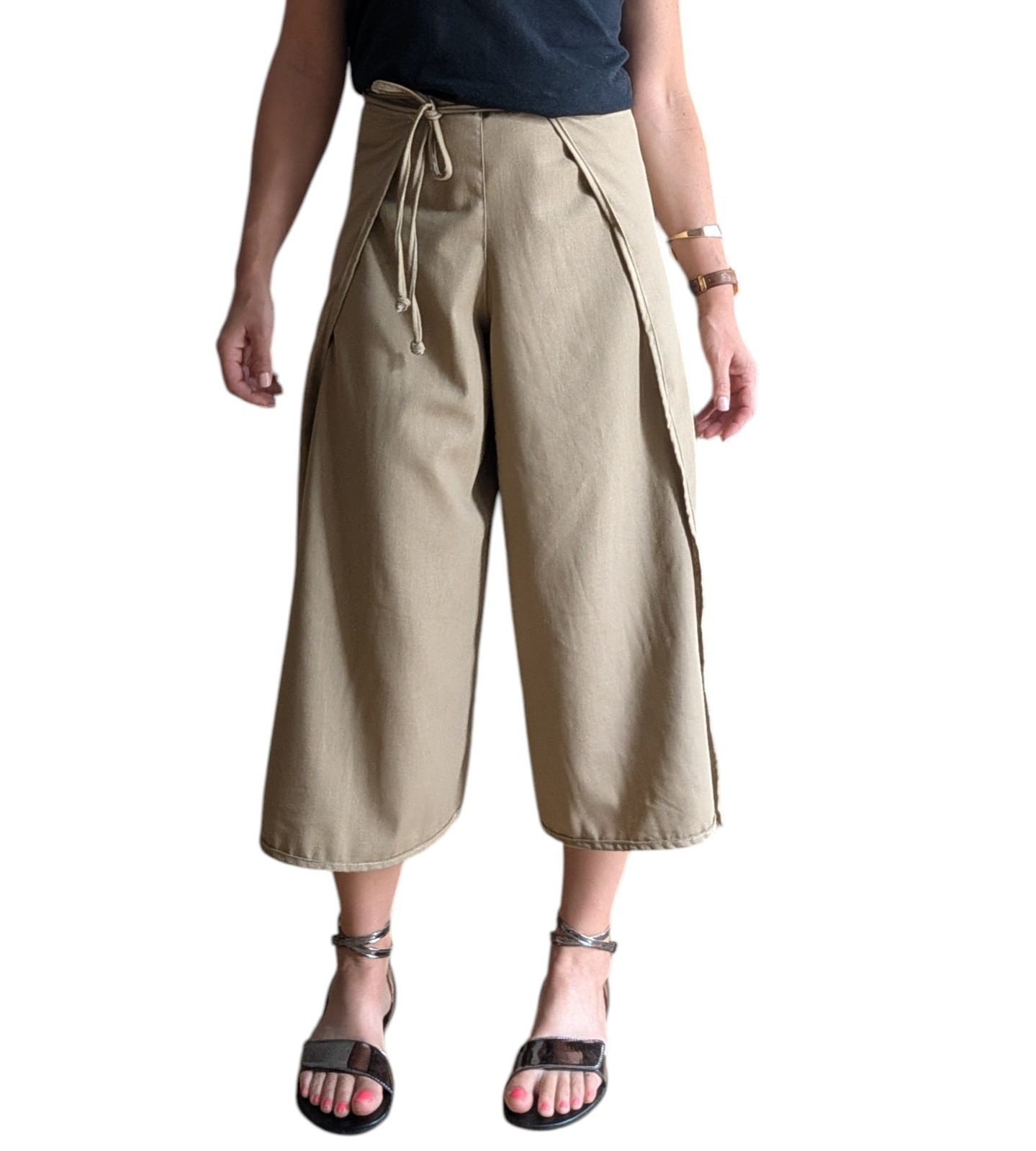 Fishermen's pants - open linen
