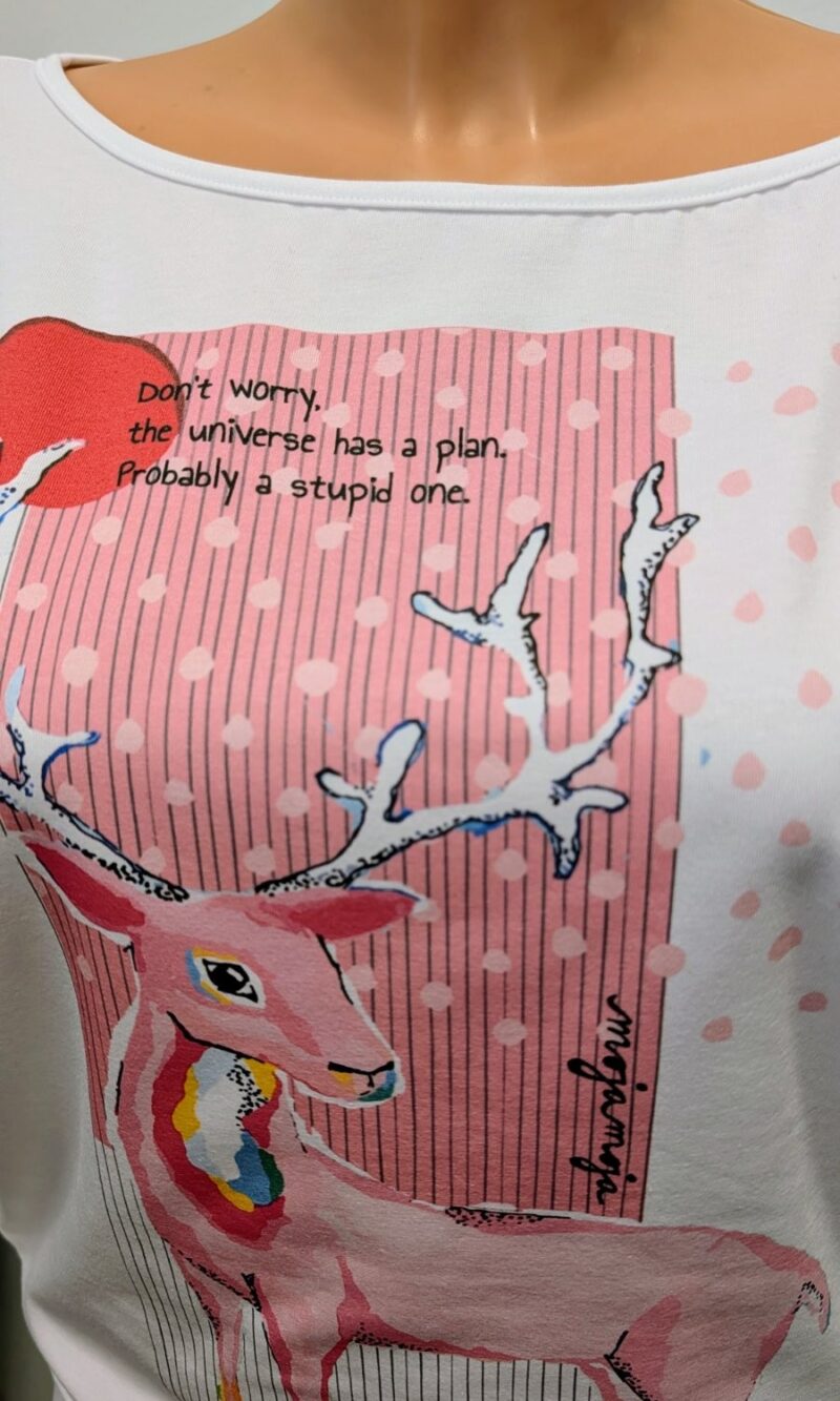 the universe has a plan – white bat long sleeve