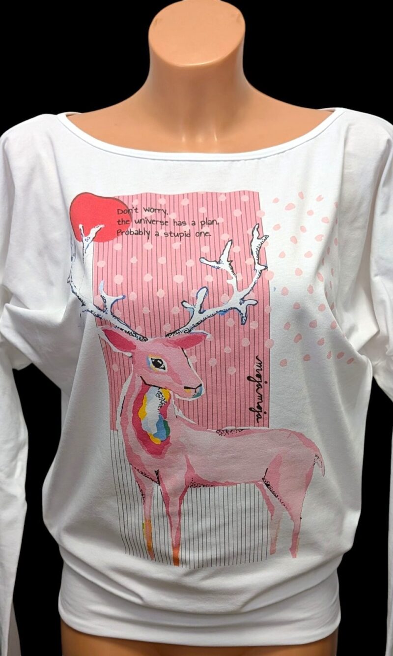 the universe has a plan – white bat long sleeve