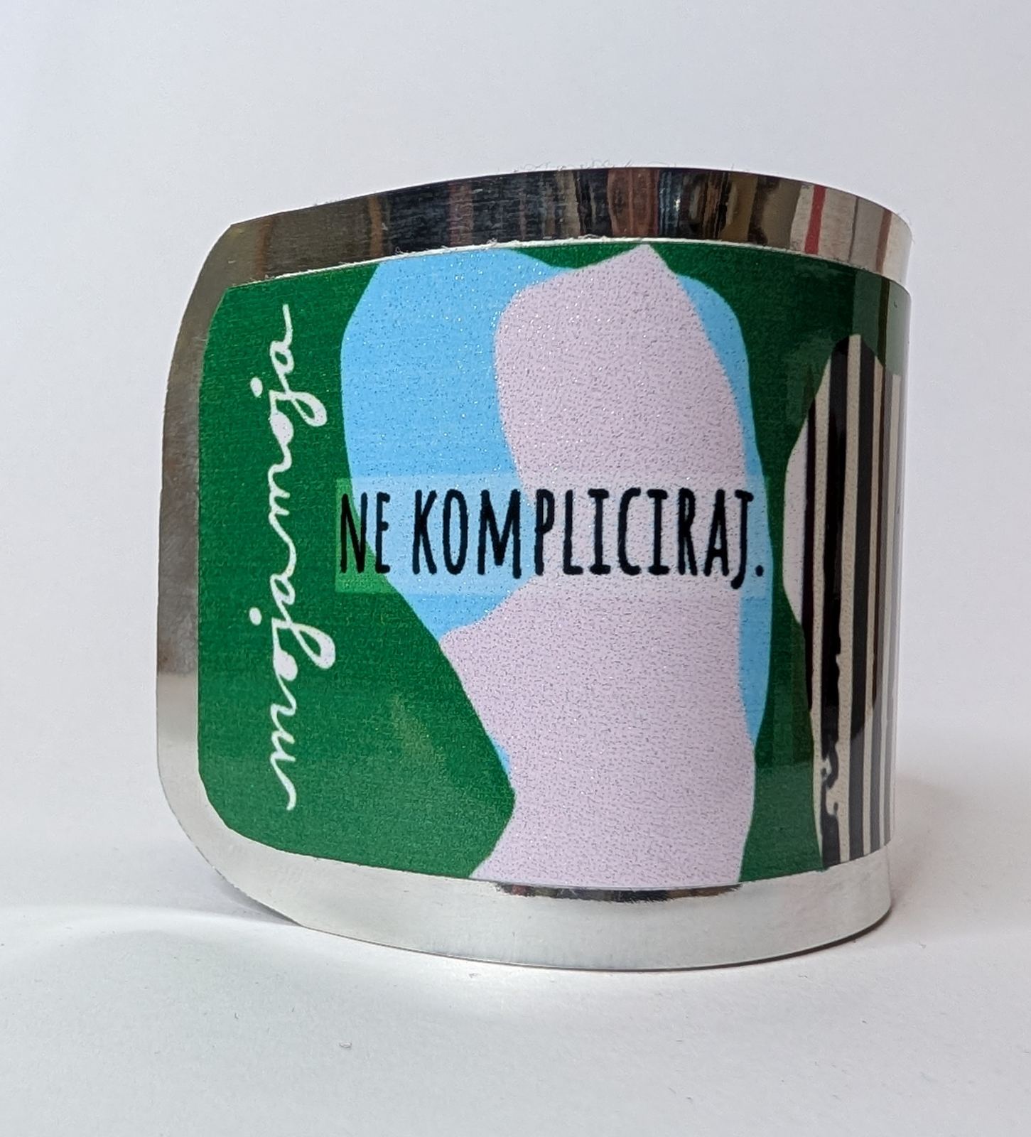 Široka zapestnica Ne kompliciraj - slika 2