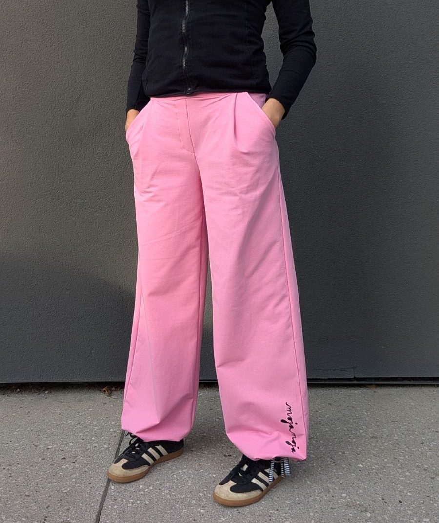 Pleated trousers - pink