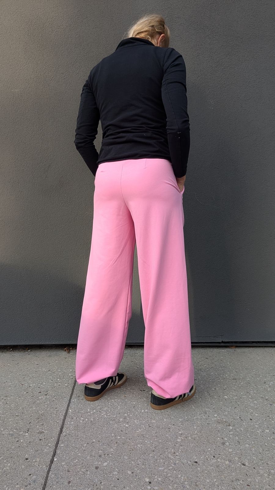 Pleated trousers - pink - Image 3